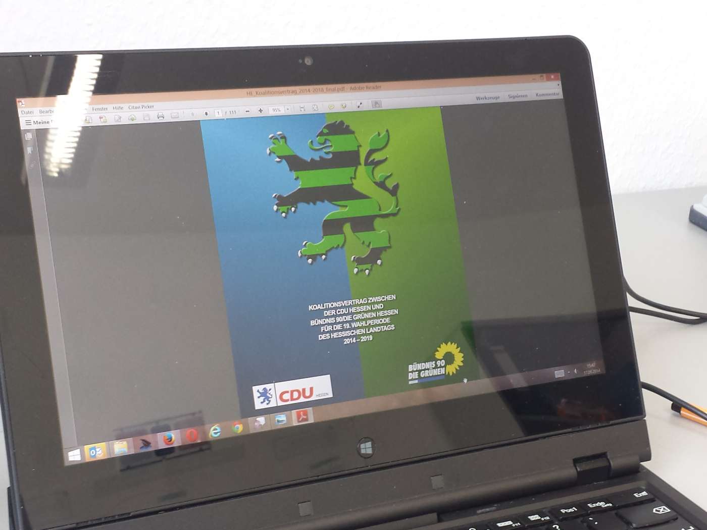 Symbolbild Schwarz-Grün